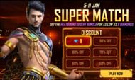 The Super match event will be available until 11 January 2022 (Image via Free Fire)